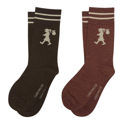 Karen Walker Runaway Girl Socks - 2 Pack
